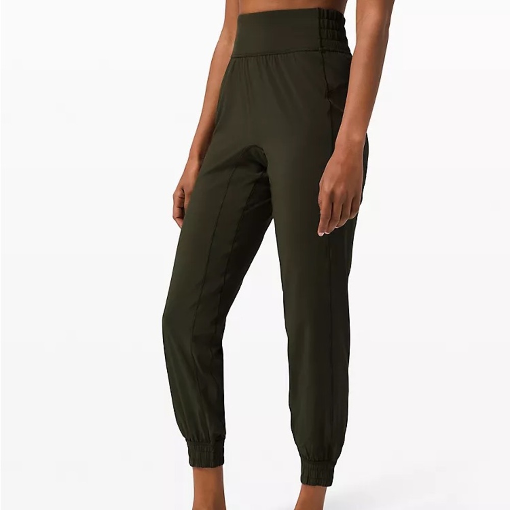 Lululemon High-Rise Jogger full length - dark olive